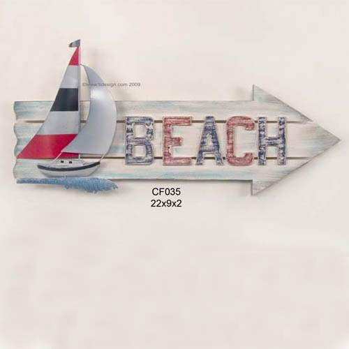Sailboat Beach Sign